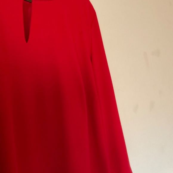 Taifun Size 10 (European size 40) Red Long Sleeved Dress - Picture 3 of 6